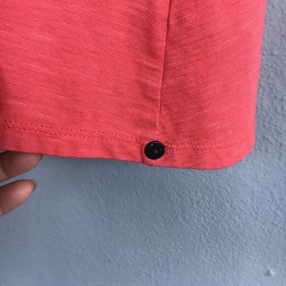 Toad & Co Rosemarie Dress Women S Coral Organic Cotton Scoop Neck Pockets Casual - Picture 5 of 12